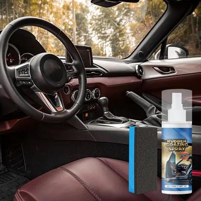 Limpiador de Goma para Coche 100ml Removedor de Manchas de Goma Limpiador de Goma Multifuncional Eficaz para Salpicaderos Cejas de Rueda Jeeps
