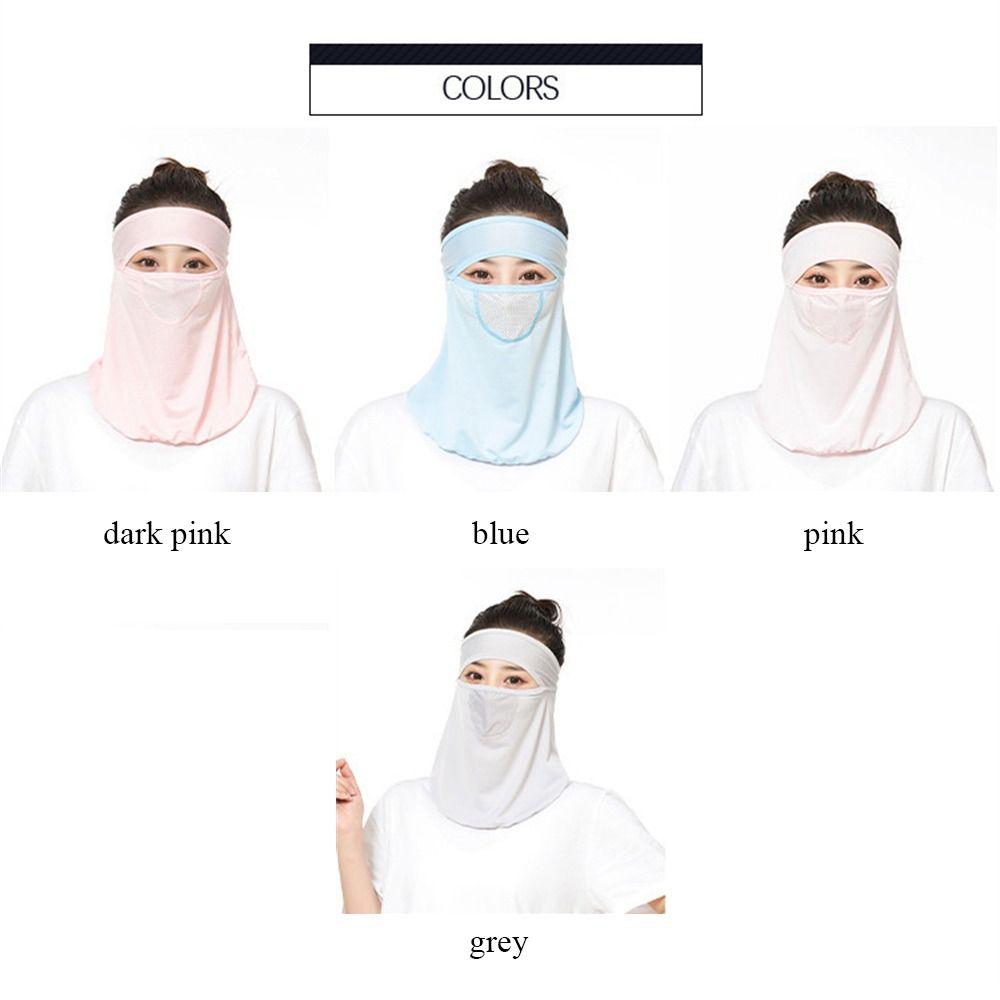 Thin UV Protection Mask Breathable Sun Protection Fashion Traceless Mask  Bike Cycling