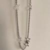 Star element yk niche design versatile Spice Girl pentagram hollow chain Spice Girl necklace collarbone chain necklace