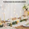 Retro Taper Candle Holders Copper Candlestick Holders for Home Dinning Table Centerpiece Wedding Holiday Party Chrismas