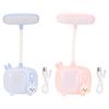 Kids Reading Light TV Style Base Flexible Gooseneck USB Charge Soft LED Kids Desk Lamp for Students 