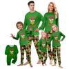 Christmas Print Cute Family Set Pajamas, Home Clothes, Family Set Long Sleeve Top Pants Set