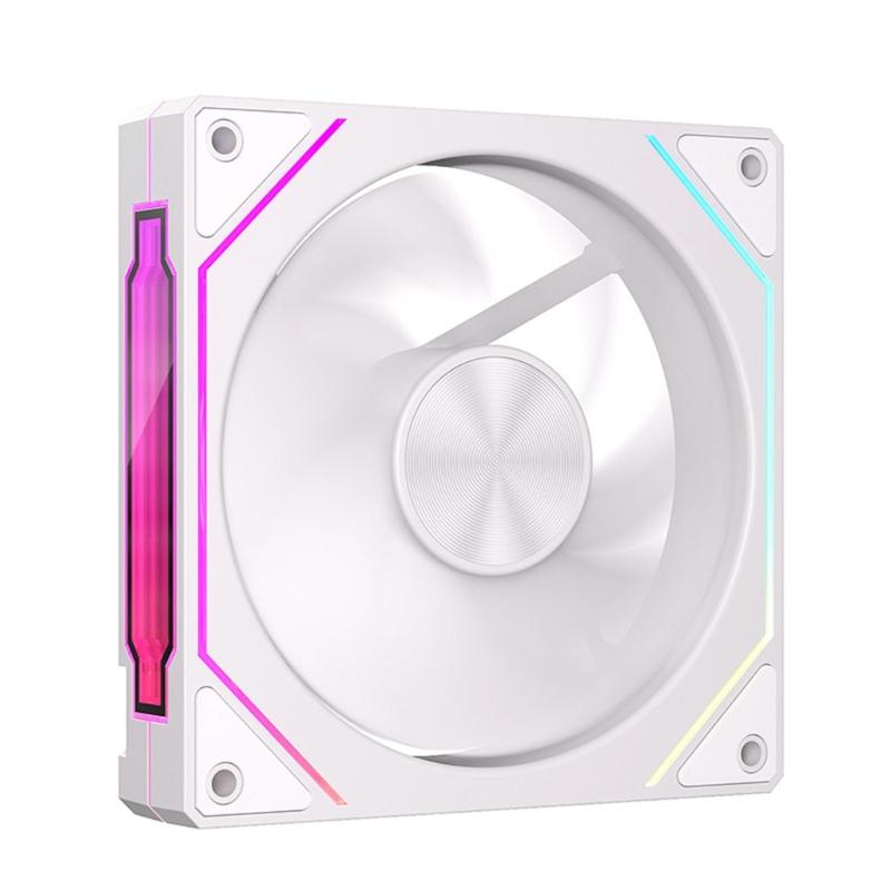Computer Cooling Fan 120mm CPU Fan 800-1600RPM Double Color Option ARGB Reverse/Forward Case Fan
