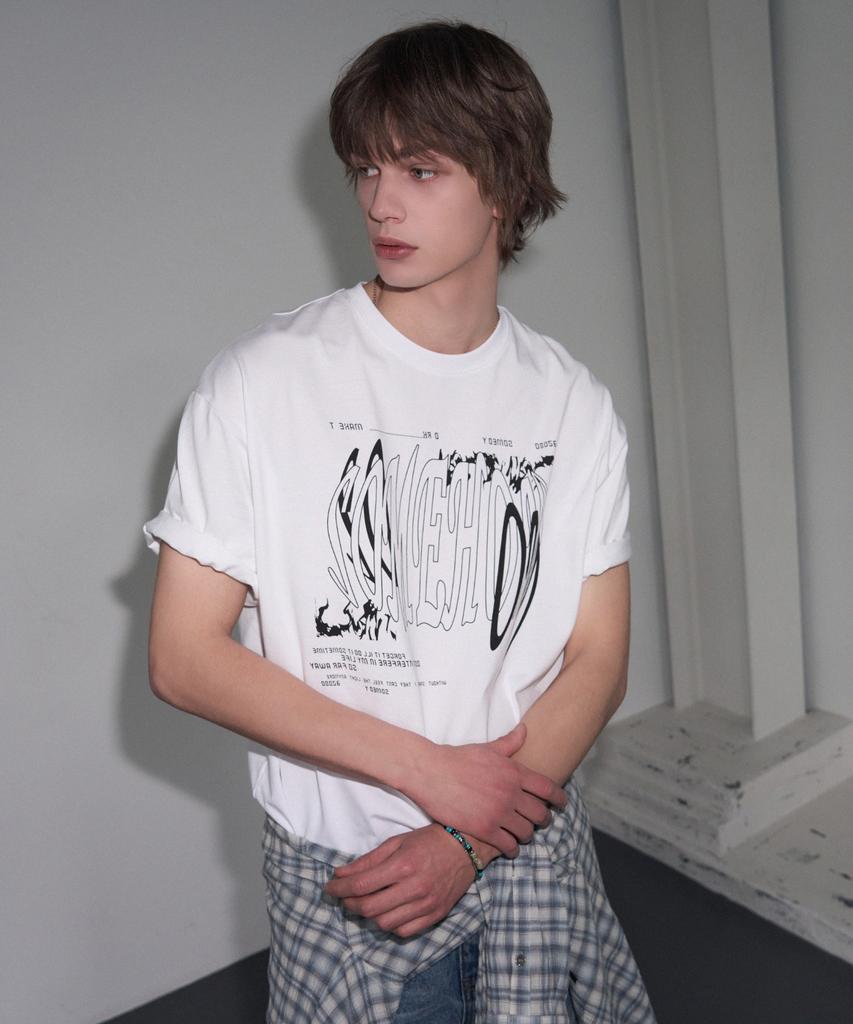 Ledeoli Somehow Oversized Short Sleeve T-Shirt [Charcoal]
