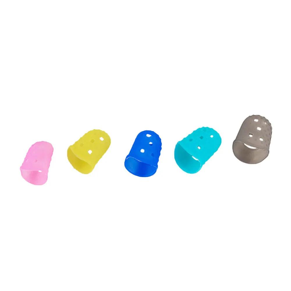 1PC Silicone Guitar Finger Cots Guitar Fingertip Protector Fingerstall Guitar String Finger Guard Guitar Accessories