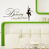 New Design Dancer Style for Family Wall Wall Sticker Detachable Decals Dancing Proverb Wall Posters S