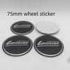 4 Stück 56mm 75mm Lorinser Logo Autoemblem Radnaben-Mittelkappe Abzeichen Abdeckungen Aufkleber Styling-Zubehör