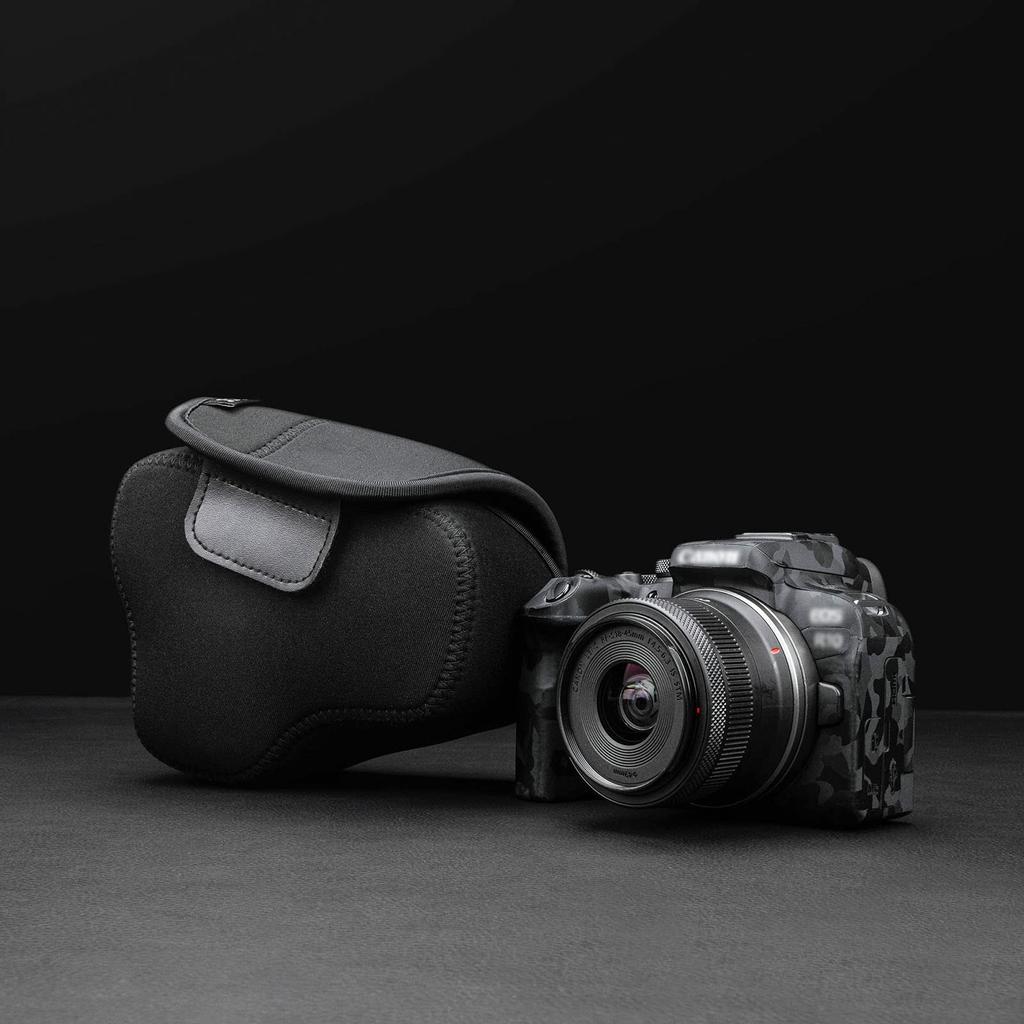 JJC Mirrorless Camera Bag Camera Case Compatible with Leica Q3 Canon EOS R7 R10 Lens Camera Protective Case 130 X 75 X 100mm Nikon Z50II Black + RF-S