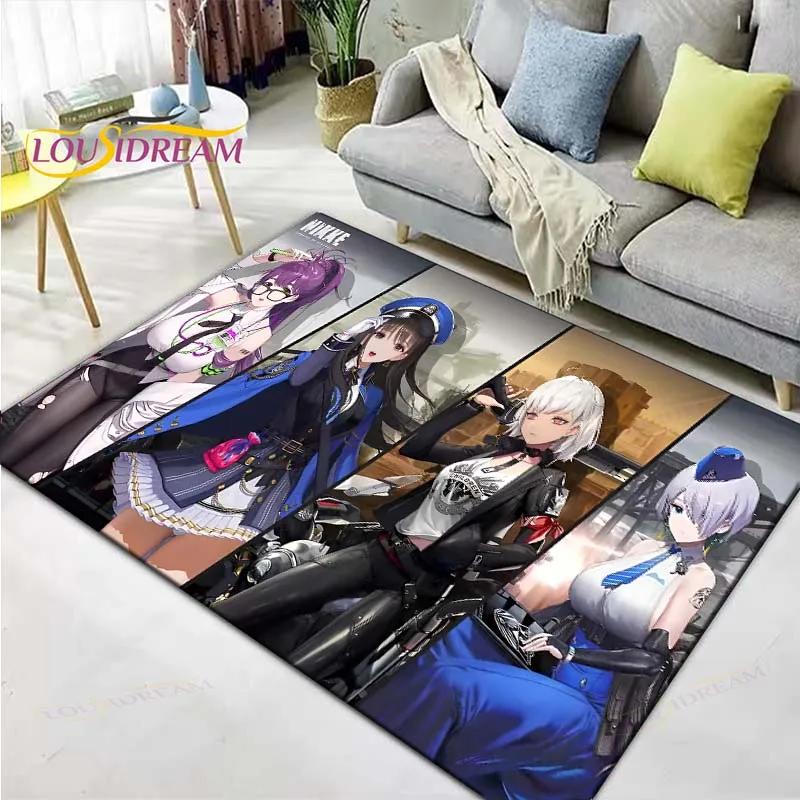 Hot Game Characters Nikke Goddess of Victory Carpet Outdoor Rug Area Rug Non-slip Carpet Bedroom Decor Carpet for Gift
