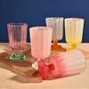 225ml Colourful Tall Glasses Vintage Home Party Party Cocktail Beer Juice Mug Summer Restaurant Ice Cream Drinking Water Cups