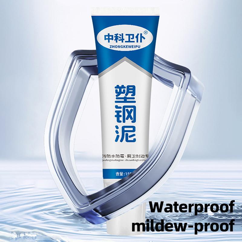 Plastic Steel Mud White Mildew-proof Edge Banding and Caulking Ceramic Glue Kitchen Bathroom Toilet Sink Waterproof Sealant