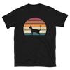 Retro Sunset Kitten Feline Pet Ocicat Cat Short-Sleeve Unisex T-Shirt