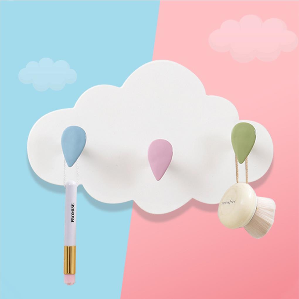 Hooks Cloud Seamless Dish Drying Hanging Multi-Purpose Self-adhesive No Drilling ple Style Kitchen Supplies Accessories