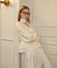 Salon De Yon Scarf Ruffle Long Dress_ Ivory