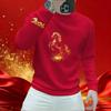 Men's Zodiac Year Round Neck Hoodie - Trendy Autumn/Winter Loose Fit for Couples