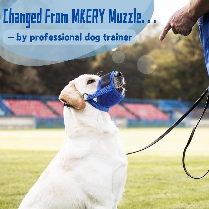 A Dog Bark Best Muzzle To Prevent Barking Breathable Soft Pet