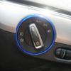 Aesthetic Appeal Aluminum Alloy Headlight Switch Trim Ring Compatible With