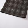 Xiangying Women's Plaid Wide-Leg Trousers