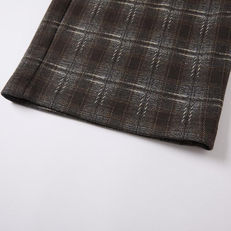 Xiangying Women's Plaid Wide-Leg Trousers