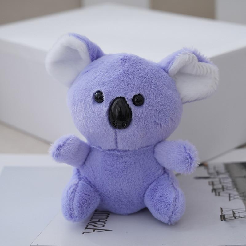 Adorable Cartoon Koala Plush Doll Cozy Soft Keychain Plush Toy For Collectors