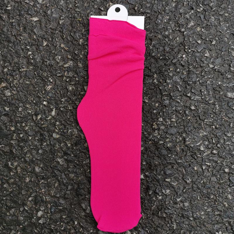 Spring/Summer Breathable Cotton Socks: Thin, Anti-Pilling, Seamless Postpartum Comfort, Solid Color, Casual Fashion
