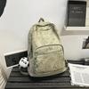 Schoolbag School Bag Niche Ins Cute Thickened Printed Backpack Fashionable Large Capacity Middle and High School Student School Bag Backpack
