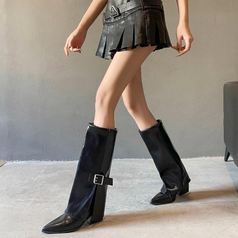 Anti-slip Shoes, Large Size, Pointed Toe, Long Boots, New Style, Women's Shoes