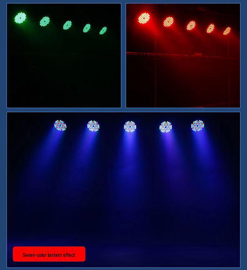 54-Piece 3W Full Color LED Stage Lights for Weddings and Events
