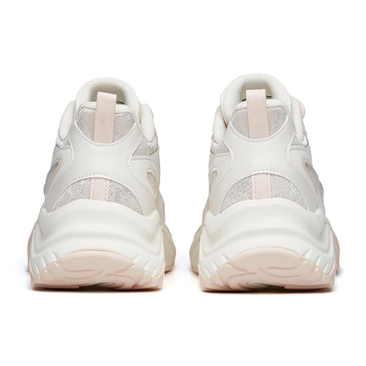 New Anta Running Collection BUNNY 4.0 Low Top Running Shoes Women's White Pink 122218885-1