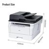 Deli M3400ADN Black & White 3-in-1 Laser Printer CN plug (adapter included)