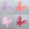 48cm Big Simulation Butterfly Hollow Design 3D Effect Hanging Butterfly Large Size Gauze Material Fake Butterfly