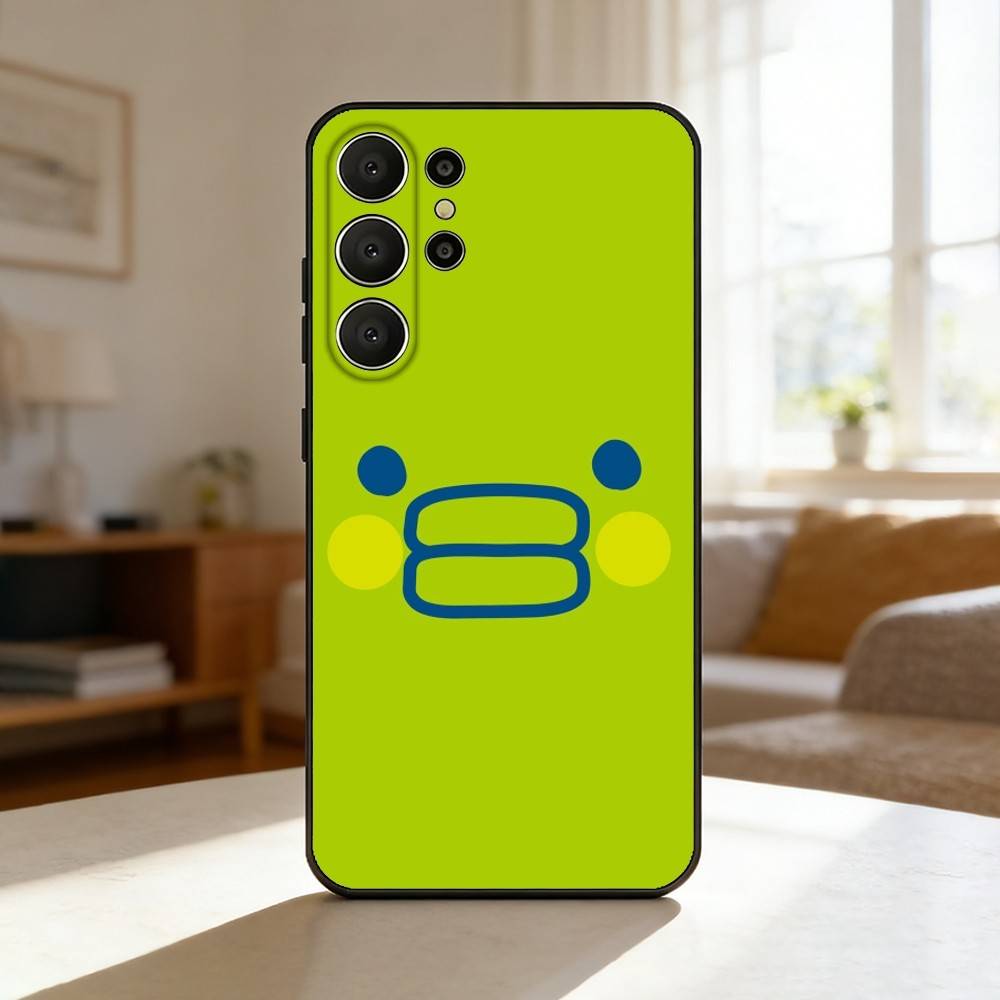 T-Tamagotchi Kuchipatchi M-Mametch Phone Case For Samsung S26,S25,24,23,22,30,21,10,9,Ultra,Plus,Lite,FE Soft Black Case Samsung S24fe