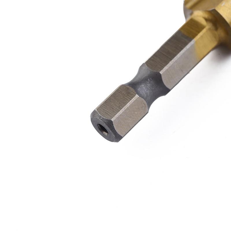 3PC High-Speed Steel 4241 Metric Step Drill Set: 3-12mm, 4-12mm, 4-20mm