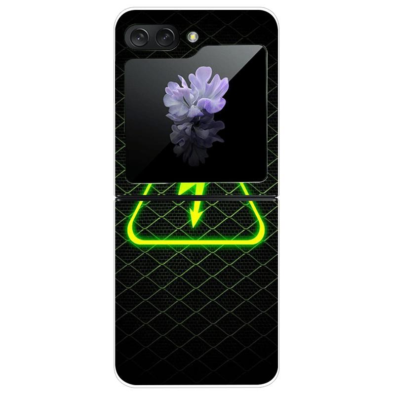 For Samsung Z Flip7 Hard Case ZFlip7 5G Transparent PC Phone Cases For Galaxy Z Flip 7 Fashion Cartoon Clear Protective Fundas