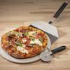 Pizza Peel Pizza Grill Set Stainless Steel Metal Wide Spatula Paddle With Folding Handle Outdoor Pizza Oven Accessories Bbq