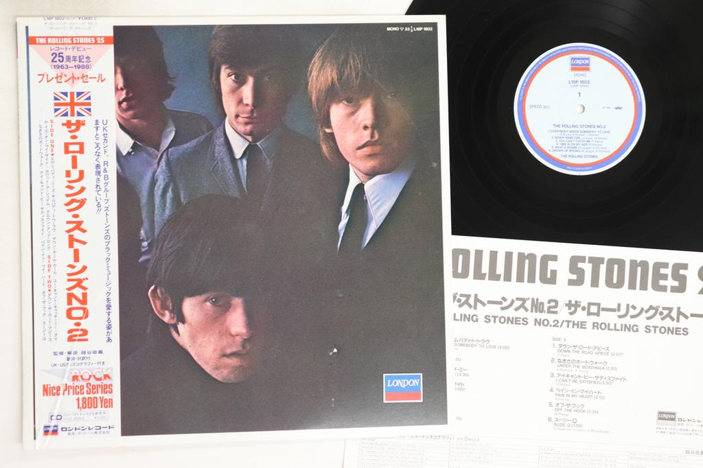 LP Record ROLLING STONES - No. 2 L18P1802 LONDON 1988 Japan Obi Rock Used
