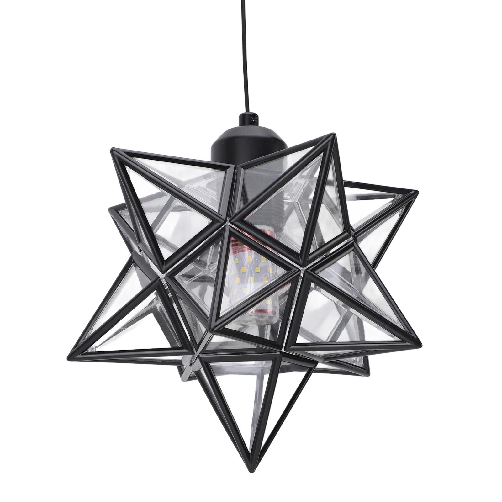 Moravian Star Pendant Light Easy to Install Eye   Moravian Star Ceiling Pendant Hanging Lamp for Bedroom Kitchen