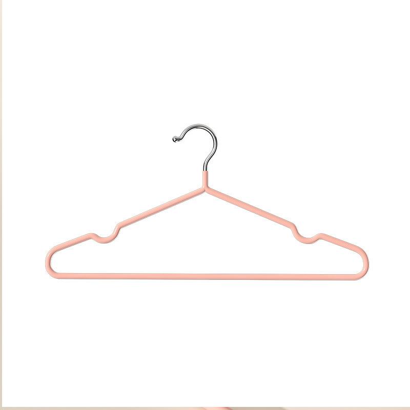 Appendiabiti spesso antiscivolo antiscivolo Appendiabiti in plastica a doppia immersione asciutto e bagnato per riporre i vestiti Stendibiancheria Appendiabiti