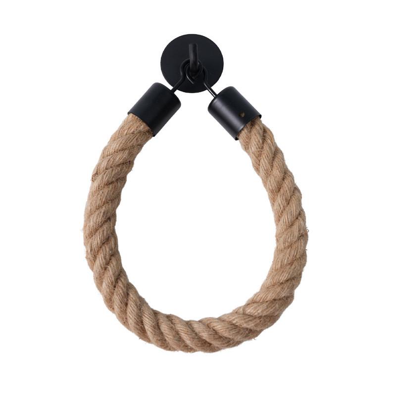 Towel Hanging Vintage Rope Toilet Paper Holder Home Bathroom Supplies Decoration