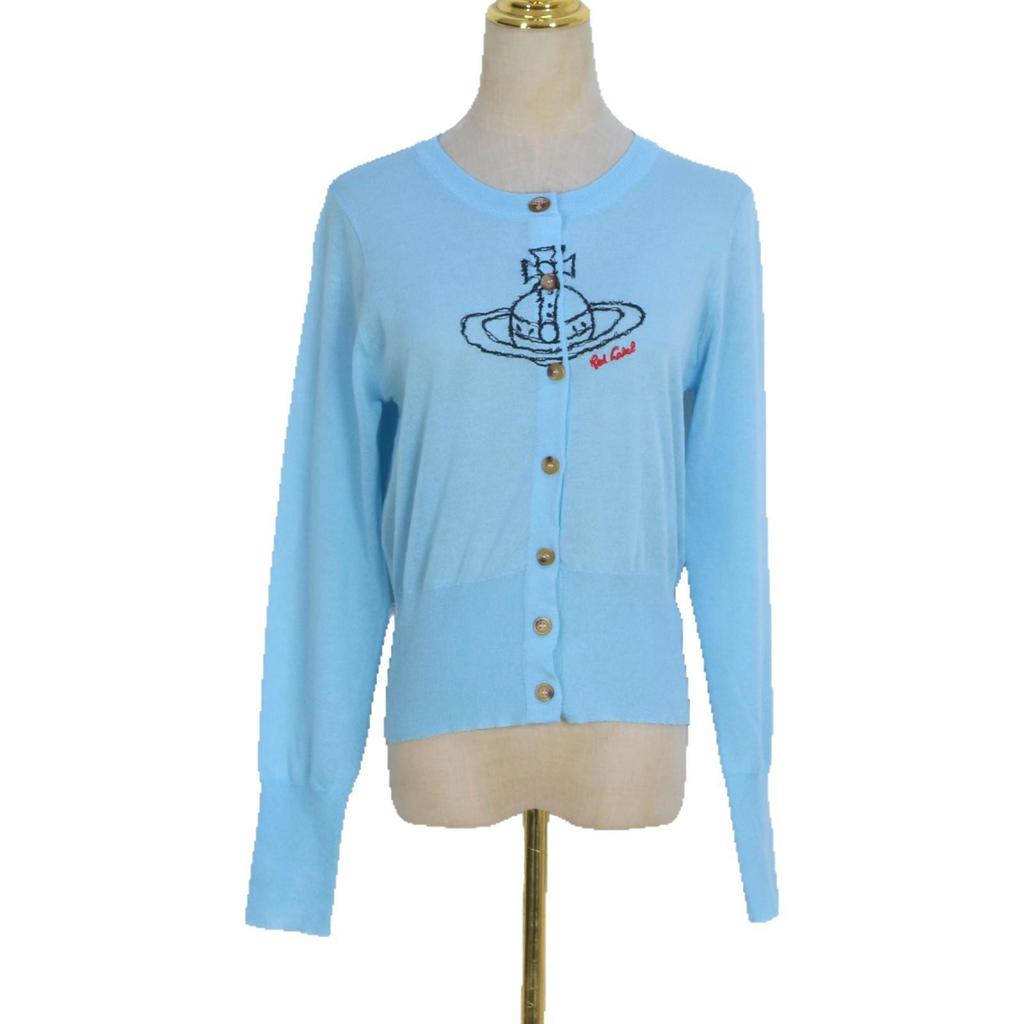 Women's Saturn Embroidery Slim Fit Long Sleeve Linen Cardigan - Versatile Spring/Autumn Knitwear
