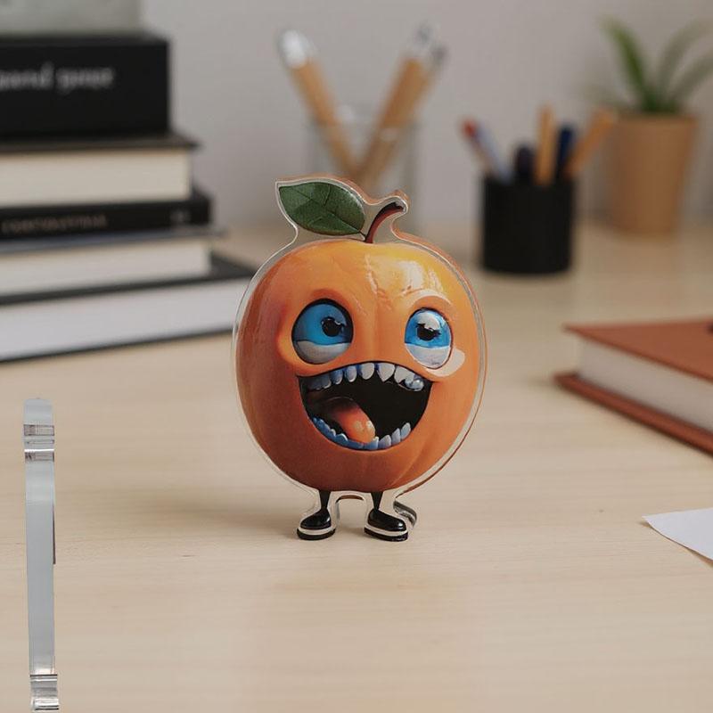 

Horror Fruit Theme Halloween Room Decoration Statues 2D Flat Acrylic Room Decoration Ornaments Para la Sala Decorations