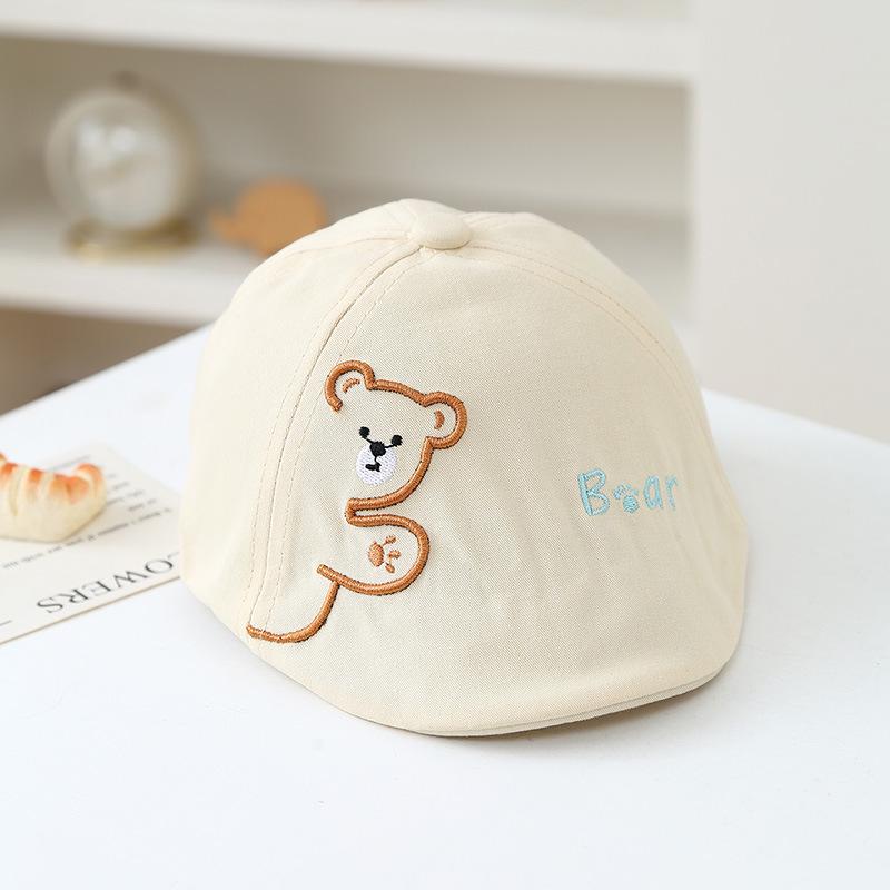 Children's Spring & Autumn Korean-Style Versatile Beret Hat - Trendy Duckbill Cap for Boys & Girls