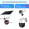 LS VISION 8MP Solar Camera 4G Wireless WiFi Dual Lens CCTV 4K Dual Screen Security Protection Human Detection PTZ Waterproof Outdoors Cam