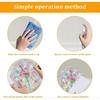 Dandelion Suncatcher Window Sticker Rainbow Prism Glass Sticker Anti Collision Birds Static Stickers Sun Catcher Static Window Sticker Non Adhesive St