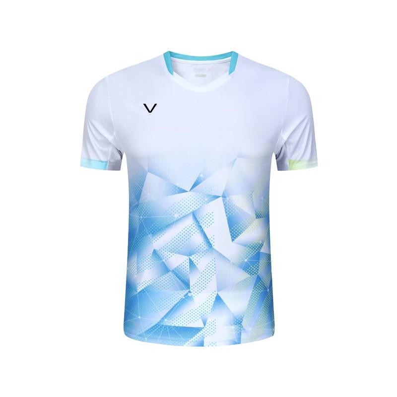 Unisex Badminton T-Shirt Kurzarm Sport T-Shirt Herren Damen Kinder Atmungsaktiv Training Wettkampfbekleidung