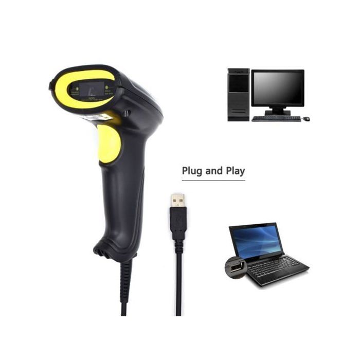 Ewent EW3400. Type: Lecteur De Code Barre Portable, Type De Scanner: 1D, Type De Capteur: Laser. Technologie De Connectivité: Avec