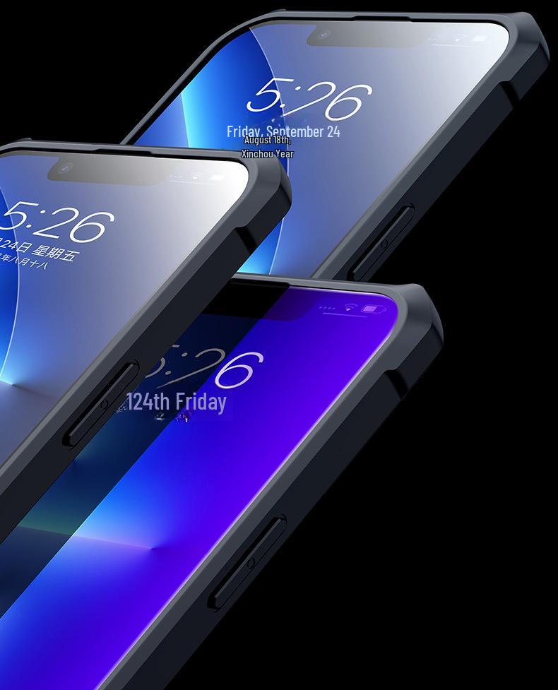 Xundi iPhone 15 Pro/14 Pro Max Slim Anti-Fall Transparent Case with Airbag Protection