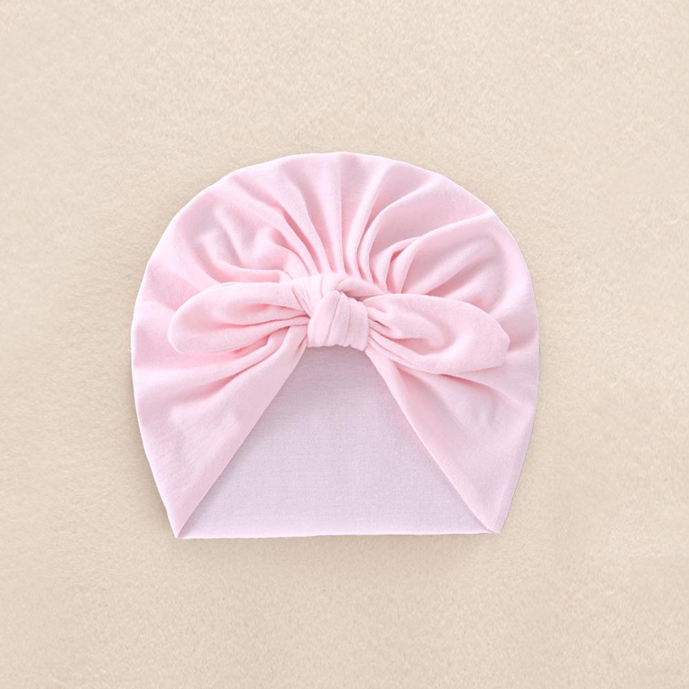 Cartoon Baby Fetal Cap 0-5 Months Newborn Turban Hat Windproof Boneless Muslin Hat  Toddler