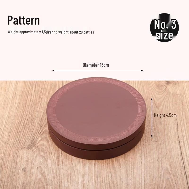 Creative Round Vase Stand: Imitation Rosewood Mixed with Solid Wood - Ideal for Jade, Stones, Ornaments, Incense, or Flowers