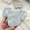 Compact Travel Lens Case Compact Portable Lens Case Butterfly Contact Lens Box Elegant For Pocket Short Travel Long-Term Use